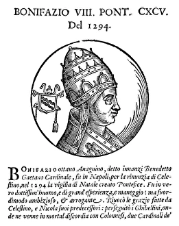 BONIFACE VIII (c1235-1303). Pope, 1294-1303 BONIFACE VIII (c1235-1303). Pope, 1294-1303