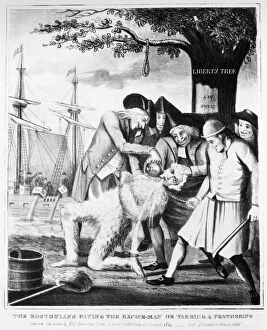 Boston Tea Party Collection: The Bostonians Paying the Excise Man, or Tarring & Feathering