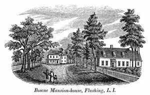 Architecture Collection: BOWNE HOUSE, 1661. The Bowne House, built in 1661 by John Bowne in Flushing, New York