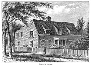 BOWNE HOUSE, 1661. The Bowne House, built in 1661 by John Bowne in Flushing, New York