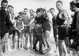 BRIGHTON BEACH, c1912. Dancing at Brighton Beach, Brooklyn, New York. Photograph, c1912 BRIGHTON BEACH, c1912. Dancing at Brighton Beach, Brooklyn, New York. Photograph, c1912