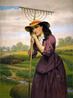BROWN: MAUD MULLER, c1868. Maud Muller, title charcter of the poem by John Greenleaf BROWN: MAUD MULLER, c1868. Maud Muller, title charcter of the poem by John Greenleaf
