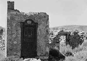 CALIFORNIA: BODIE, 1962. The vault door of Bodie Bank, in the ghost town of Bodie CALIFORNIA: BODIE, 1962. The vault door of Bodie Bank, in the ghost town of Bodie
