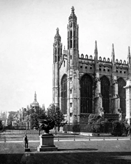 CAMBRIDGE UNIVERSITY, 1925. Kings College Chapel. Photograph, c1925 CAMBRIDGE UNIVERSITY, 1925. Kings College Chapel. Photograph, c1925