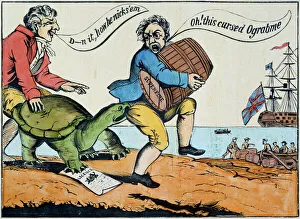 CARTOON: EMBARGO, 1811. Ograbme, or the American For sale as Framed Prints,  Photos, Wall Art and Photo Gifts