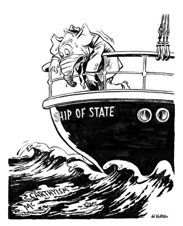 CARTOON: MCCARTHYISM, 1954. Getting it out of his system CARTOON: MCCARTHYISM, 1954. Getting it out of his system