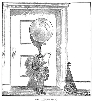 Cartoon by Rollin Kirby from the New York World featuring President Calvin Coolidge Cartoon by Rollin Kirby from the New York World featuring President Calvin Coolidge