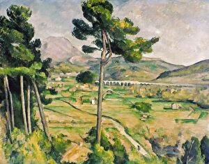 Landscapes Gallery: CEZANNE: ST. VICTOIRE, 1885. Paul Cezanne: Mont Sainte-Victoire. Oil on canvas, 1885-87