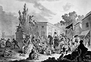 The Charlatan. Aquatint by Pierre Leveille after Antoine Borel, c1795 The Charlatan. Aquatint by Pierre Leveille after Antoine Borel, c1795