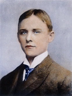 CHARLES MARTIN HALL (1863-1914). American chemist and manufacturer. Oil over a photograph CHARLES MARTIN HALL (1863-1914). American chemist and manufacturer. Oil over a photograph
