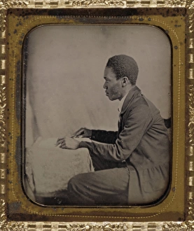 Related Images Gallery: CHAUNCY H. HICKS (c1836-?). Liberian colonist. Daguerreotype by Augustus Washington