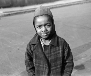 CHICAGO: BOY, 1941. A boy in the Black Belt area of Chicago, Illinois. Photograph CHICAGO: BOY, 1941. A boy in the Black Belt area of Chicago, Illinois. Photograph