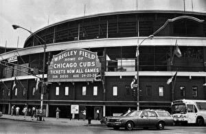 1981 Gallery: CHICAGO: WRIGLEY FIELD. Wrigley Field baseball stadium in Chicago, Illinois, 1981