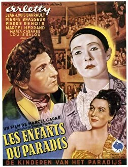 CHILDREN OF PARADISE, 1945. French poster for the film Les Enfants du Paradis ('Children of Paradise'), 1945
