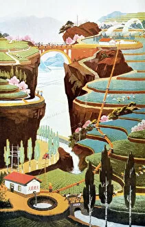 Related Images Collection: CHINA: POSTER, 1975. Don t Depend on the Gods. Chinese poster encouraging self-sufficiency of