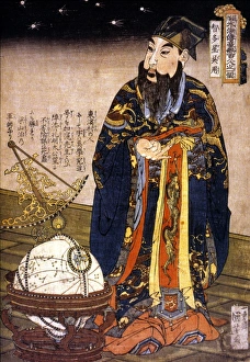 <b class=qtipBold><figcaption>Chinese Astronomer, 1675</figcaption></b><br>CHINESE ASTRONOMER, 1675. Chinese painting, 1675.<br><em>© none</em> Chinese Astronomer, 1675
