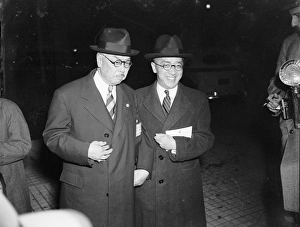CHINESE DIPLOMATS, 1939. Hu Shih, the Chinese ambassador the the United States CHINESE DIPLOMATS, 1939. Hu Shih, the Chinese ambassador the the United States