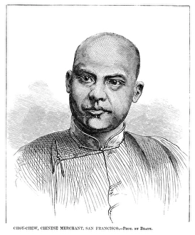 CHINESE MERCHANT, 1869. Choy-Chew, Chinese merchant, San Francisco CHINESE MERCHANT, 1869. Choy-Chew, Chinese merchant, San Francisco