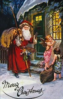 CHRISTMAS CARD. American, late 19th century CHRISTMAS CARD. American, late 19th century