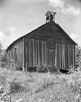 CHURCH, 1936. A rural church in the Southeast. Photograph by Walker Evans in 1936 CHURCH, 1936. A rural church in the Southeast. Photograph by Walker Evans in 1936