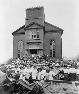 CHURCH, c1907. African American congregation in front of Abyssinian Baptist Church CHURCH, c1907. African American congregation in front of Abyssinian Baptist Church