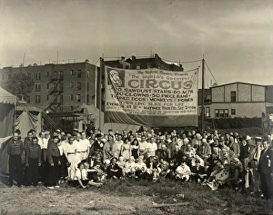 CIRCUS, c1937. Portrait of the performers and crew of the Federal Theatre Project CIRCUS, c1937. Portrait of the performers and crew of the Federal Theatre Project