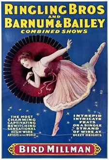 Circus Collection: CIRCUS POSTER, c1920. American poster, c1920, for Ringling Brothers and Barnum & Bailey Circus