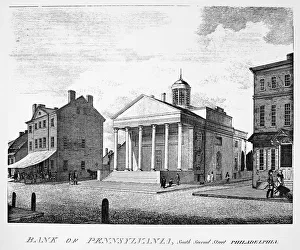 The City Tavern (left) and the Bank of Pennsylvania, South Second Street, Philadelphia The City Tavern (left) and the Bank of Pennsylvania, South Second Street, Philadelphia