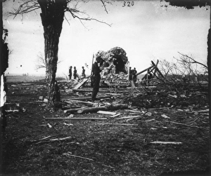 CIVIL WAR: BULL RUN, 1861. Ruins of Mrs. Judith Henrys house at Bull Run, Virginia CIVIL WAR: BULL RUN, 1861. Ruins of Mrs. Judith Henrys house at Bull Run, Virginia