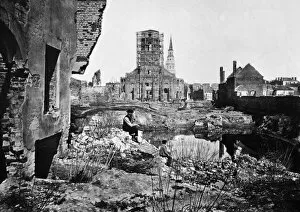 Shermans March Gallery: CIVIL WAR: CHARLESTON. View of Charleston, South Carolina, after the attack by General William