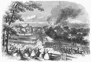 CIVIL WAR: JACKSON, 1863. Reoccupation of Jackson, Mississippi, by the Confederate Army CIVIL WAR: JACKSON, 1863. Reoccupation of Jackson, Mississippi, by the Confederate Army