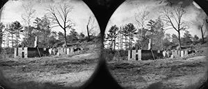 CIVIL WAR: MILL RUINS. Ruins of Gaines Mill in the vicinity of Cold Harbor, Virginia
