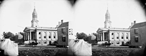 CIVIL WAR: WARRENTON, 1862. Courthouse in Warrenton, Virginia. Photograph by Timothy H CIVIL WAR: WARRENTON, 1862. Courthouse in Warrenton, Virginia. Photograph by Timothy H