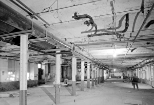 COLT FACTORY, 2005. Colt Firearm Company, view of basement in the east armory building COLT FACTORY, 2005. Colt Firearm Company, view of basement in the east armory building