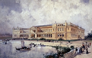 COLUMBIAN EXPOSITION, 1893. Womens Building, Worlds Columbian Exposition, Chicago COLUMBIAN EXPOSITION, 1893. Womens Building, Worlds Columbian Exposition, Chicago