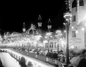 CONEY ISLAND, c1905. Luna Park at night, Coney Island, Brooklyn, New York CONEY ISLAND, c1905. Luna Park at night, Coney Island, Brooklyn, New York