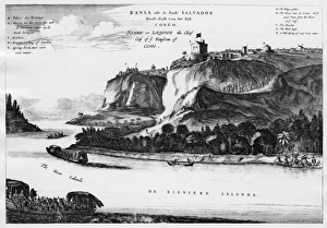 CONGO, 17th CENTURY. Bansa or Salvador, the chief city of ye Kingdom of Congo CONGO, 17th CENTURY. Bansa or Salvador, the chief city of ye Kingdom of Congo