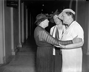 CONGRESSWOMEN, 1937. Left to right: Hattie Caraway, Senior Senator from Arkansas CONGRESSWOMEN, 1937. Left to right: Hattie Caraway, Senior Senator from Arkansas