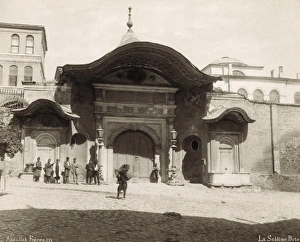 CONSTANTINOPLE: PORTE. The Sublime Porte, gateway to the palace and offices of CONSTANTINOPLE: PORTE. The Sublime Porte, gateway to the palace and offices of