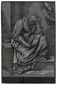 CORIOLANO: SIBYLL, c1640. Sibyll. Woodcut, Bartolomeo Coriolano, c1640 CORIOLANO: SIBYLL, c1640. Sibyll. Woodcut, Bartolomeo Coriolano, c1640