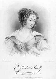 COUNTESS TERESA GUICCIOLI (1801?-1873). Italian noblewoman and mistress of George Gordon Byron, Lord Byron. Stipple engraving, 1833, by H.T. Ryall after a drawing, 1833, by William Brockedon COUNTESS TERESA GUICCIOLI (1801?-1873). Italian noblewoman and mistress of George Gordon Byron, Lord Byron. Stipple engraving, 1833, by H.T. Ryall after a drawing, 1833, by William Brockedon