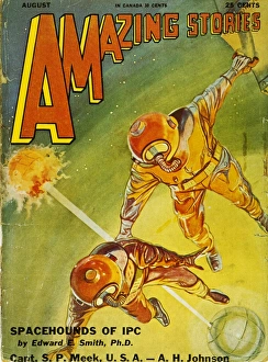 Cover by Frank R. Paul for an American science fiction magazine of 1931 Cover by Frank R. Paul for an American science fiction magazine of 1931