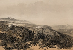 CRIMEAN WAR: INKERMAN. In their second attack, the British Grenadier Guards, left CRIMEAN WAR: INKERMAN. In their second attack, the British Grenadier Guards, left