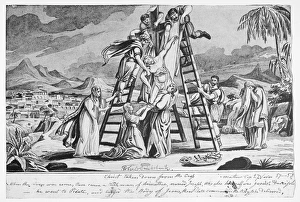 CRUIKSHANK: DEPOSITION. Christ taken down from the cross. Drawing, 19th century CRUIKSHANK: DEPOSITION. Christ taken down from the cross. Drawing, 19th century