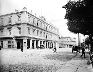 CUBA: HAVANA, c1900. The Hotel Inglaterra in Havana, Cuba, c1900 CUBA: HAVANA, c1900. The Hotel Inglaterra in Havana, Cuba, c1900