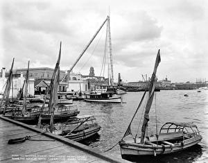 CUBA: HAVANA, c1900. La Machine Wharf, or Government Wharf, in Havana, Cuba, c1900 CUBA: HAVANA, c1900. La Machine Wharf, or Government Wharf, in Havana, Cuba, c1900