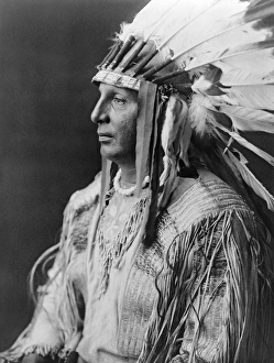 CURTIS: WHITE SHIELD, c1908. White Shield, an Arikara Native American of the Great Plains CURTIS: WHITE SHIELD, c1908. White Shield, an Arikara Native American of the Great Plains