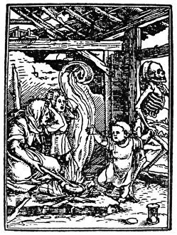 DANCE OF DEATH, 1538. Death and the Young Child DANCE OF DEATH, 1538. Death and the Young Child