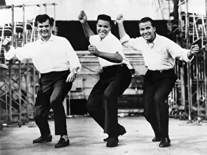 DANCE: THE TWIST, c1962. Entertainers dancing The Twist. From left to right: Conway Twitty DANCE: THE TWIST, c1962. Entertainers dancing The Twist. From left to right: Conway Twitty