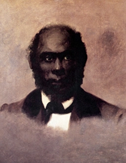 DANIEL BASHIEL WARNER (1815-1880). Liberian (American-born) politician. Oil on canvas DANIEL BASHIEL WARNER (1815-1880). Liberian (American-born) politician. Oil on canvas